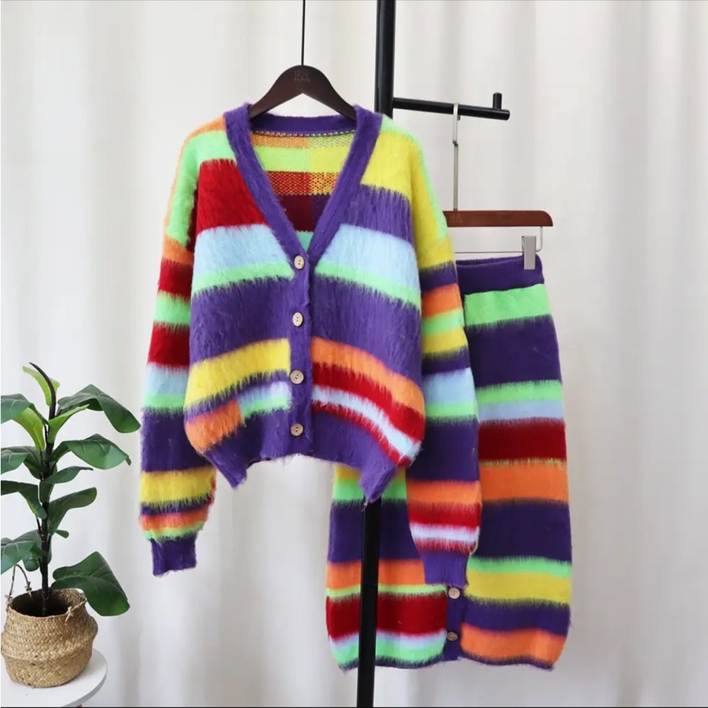 Taste The Rainbow Two Piece Set Rainbow🌈😋 - Picture 7 of 7